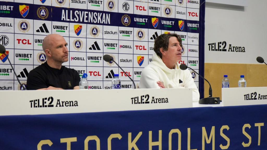 Presskonferensen I Malmö FF - Djurgården