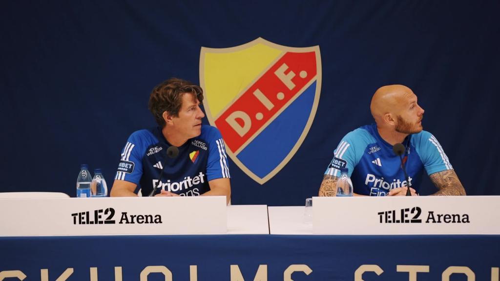 Presskonferensen inför FC Luzern - Djurgården